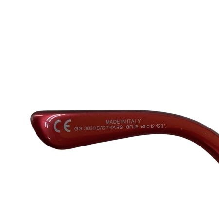 GUCCI グッチ  アイウェア サングラス 赤系