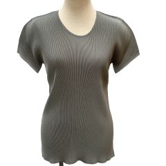 ISSEY MIYAKE イッセイミヤケ PLEATS PLEASE カットソー SIZE 3 PP21-FK402 グレー Bランク