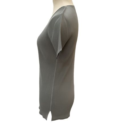 ISSEY MIYAKE イッセイミヤケ PLEATS PLEASE カットソー SIZE 3 PP21-FK402 グレー