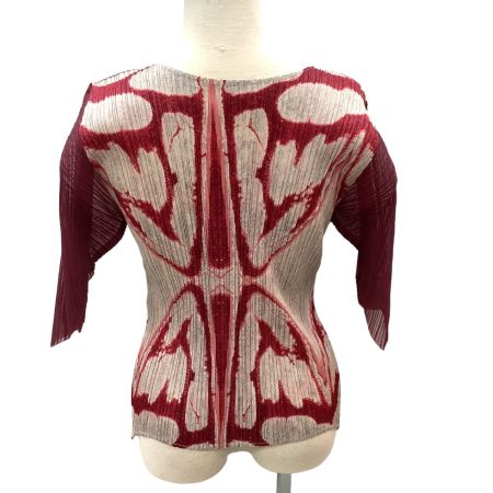 美品　両側ポケットあり　PLEATS PLEASE ISSEY MIYAKE ISSEY MIYAKE イッセイミヤケ PLEATS PLEASE 変形 総柄