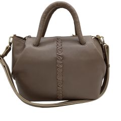 IBIZA イビサ レディース ２WAYバッグ ハンドバッグ ショルダーバッグ レザー グレージュ Bランク