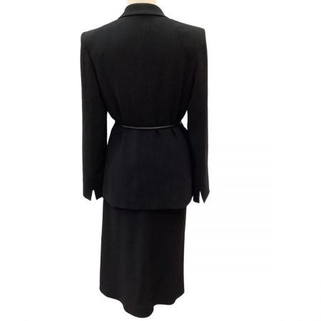  MAX MARA マックスマーラー レディース セットアップ スーツ SIZE 38 ストライプ ブラック