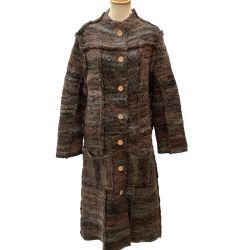 M&KYOKO エムアンドキョウコ レディース ロングコート  SIZE 2 グレー Bランク