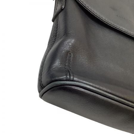  BURBERRY バーバリー レディース ショルダーバッグ レザー ブラック