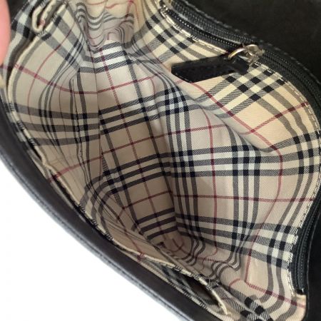  BURBERRY バーバリー レディース ショルダーバッグ レザー ブラック