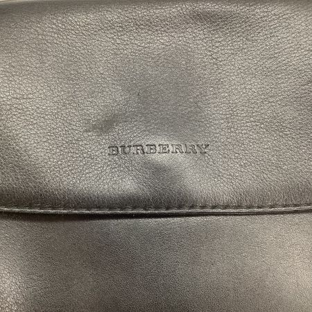  BURBERRY バーバリー レディース ショルダーバッグ レザー ブラック