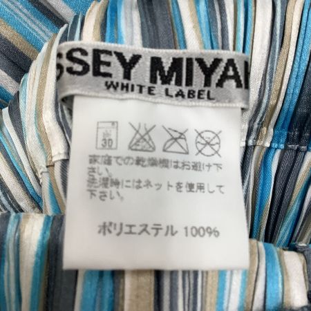  ISSEY MIYAKE イッセイミヤケ 巻きスカート プリーツ SIZE 3 IM42FG244 スカイブルー