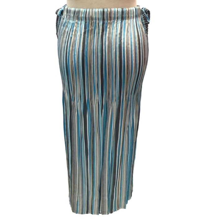 ISSEY MIYAKE イッセイミヤケ 巻きスカート プリーツ SIZE 3 IM42FG244 