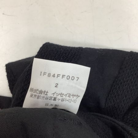 ISSEY MIYAKE イッセイミヤケ パンツ SIZE 2 IF84FF007 ブラック