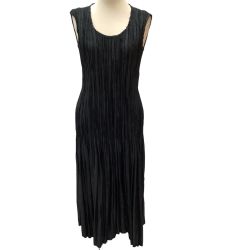 ♪♪ ISSEY MIYAKE イッセイミヤケ PLEATS 消しプリーツ ワンピース SIZE 2 IM03FH704 ブラック Bランク
