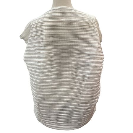 ISSEY MIYAKE イッセイミヤケ メッシュ カットソー SIZE 2 IM82FJ608 ホワイト