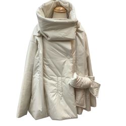 ♪♪ ISSEY MIYAKE イッセイミヤケ レディース コート SIZE 1 IM84FA505 ホワイト Bランク