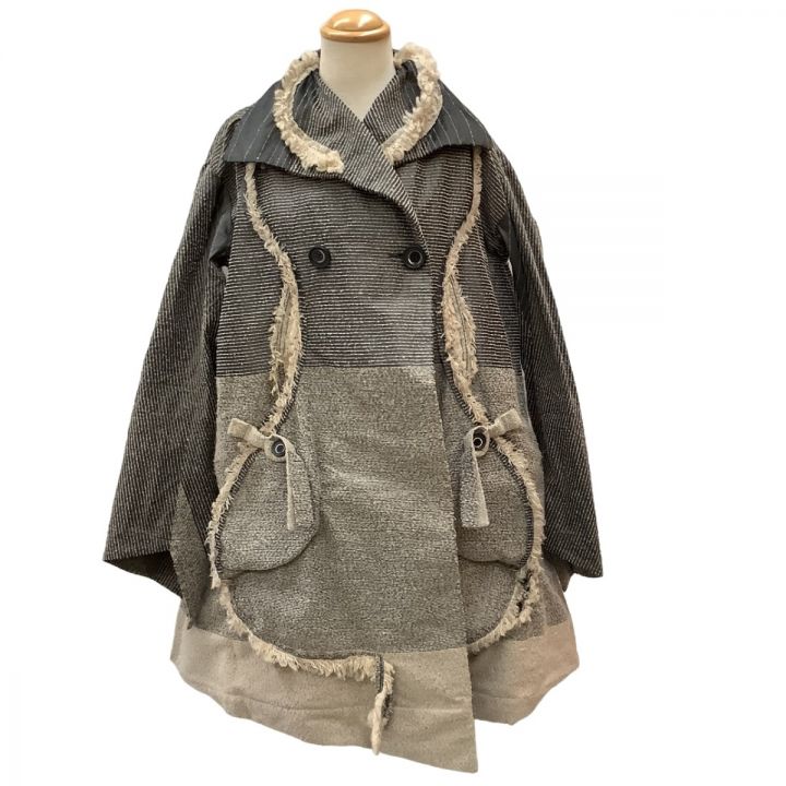 ISSEY MIYAKE イッセイミヤケ A-POC INSIDE 激レア コート IM03FA540  チャコールグレー｜中古｜なんでもリサイクルビッグバン