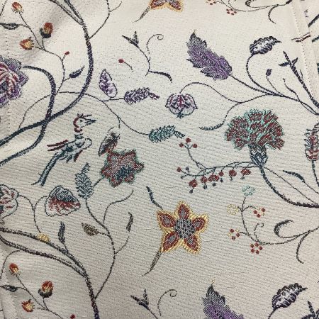  ISSEY MIYAKE イッセイミヤケ レディース ダッフルコート 激レア 花柄 SIZE 2 IM33FD544 アイボリー