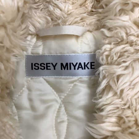 ISSEY MIYAKE イッセイミヤケ レディース ダッフルコート 激レア 花柄 SIZE 2 IM33FD544 アイボリー