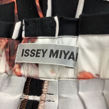 ISSEY MIYAKE イッセイミヤケ パンツ ブロックペースト SIZE 2 IM82FF517 ブラウン×ブラック