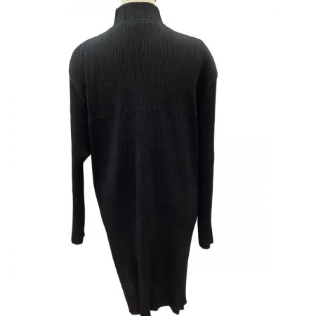  ISSEY MIYAKE FETE イッセイミヤケ プリーツ シャツジャケット SIZE 2 IF52FH464 ブラック