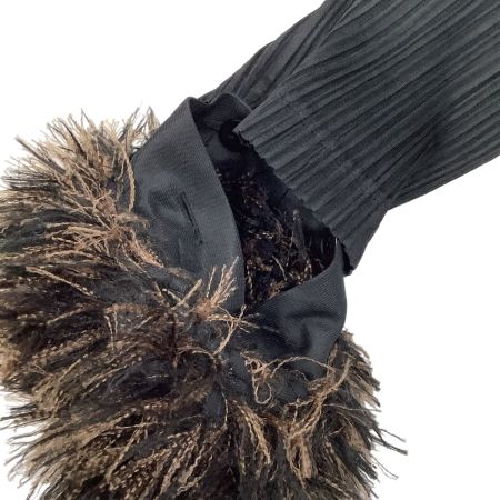 ISSEY MIYAKE イッセイミヤケ PLEATS PLEASE ロングコート SIZE 4 PP43-JA412 ブラック