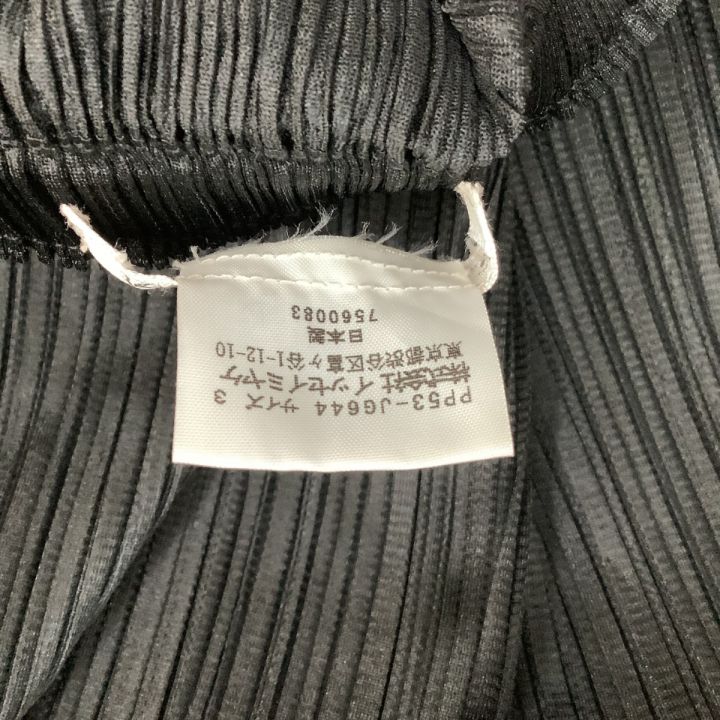 ISSEY MIYAKE イッセイミヤケ PLEATS PLEASE スカート 葉っぱ柄 SIZE 3 PP53-JG644  ブラック｜中古｜なんでもリサイクルビッグバン