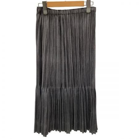  ISSEY MIYAKE イッセイミヤケ PLEATS PLEASE スカート  SIZE 3 PP51-JG575 グレー