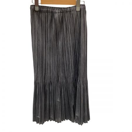  ISSEY MIYAKE イッセイミヤケ PLEATS PLEASE スカート  SIZE 3 PP51-JG575 グレー