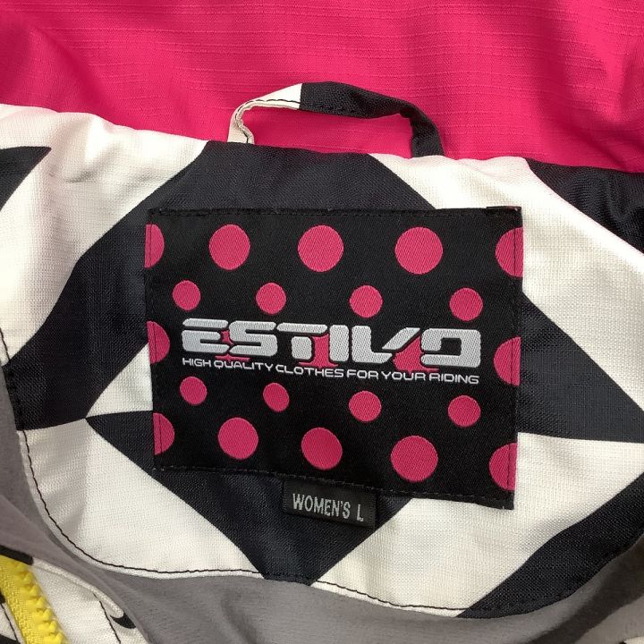 ESTIVO エスティボ レディース スノーウェア スキーウェア 防寒 SIZE L 上：ホワイト×ブラック  下：イエロー｜中古｜なんでもリサイクルビッグバン