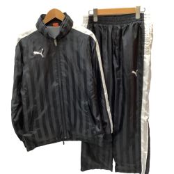 ♪♪ PUMA プーマ メンズ ジャージ 上下セット SIZE M ブラック Cランク