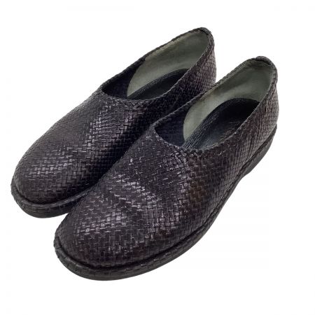  JURGEN LEHL ヨーガンレール レディース パンプス レザー編み込み SIZE 23cm ブラック