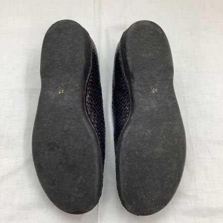  JURGEN LEHL ヨーガンレール レディース パンプス レザー編み込み SIZE 23cm ブラック