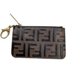 ♪♪ FENDI フェンディ コインケース 小銭入れ カードケース ブラウン Bランク