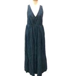 ♪♪ JURGEN LEHL ヨーガンレール レディース ワンピース SIZE M 青緑 Bランク