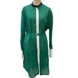 CINOH チノ レディース シャツワンピース SIZE 38 グリーン Bランク