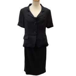 MAX MARA マックスマーラー レディース セットアップ スーツ ワンピース ジャケット SIZE 40 ブラック Bランク