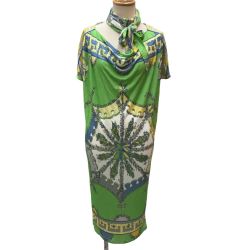 EMILIO PUCCI エミリオ・プッチ レディース ワンピース SIZE 36 黄緑 Bランク