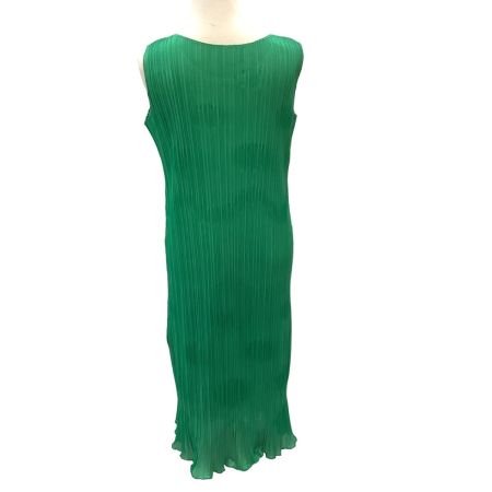 ISSEY MIYAKE イッセイミヤケ PLEATS PLEASE ワンピース ドット柄 SIZE 2 PP81-JH797 グリーン