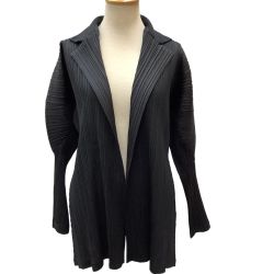 ISSEY MIYAKE イッセイミヤケ PLEATS PLEASE ジャケット SIZE 3 PP23-JD501 ブラック Bランク