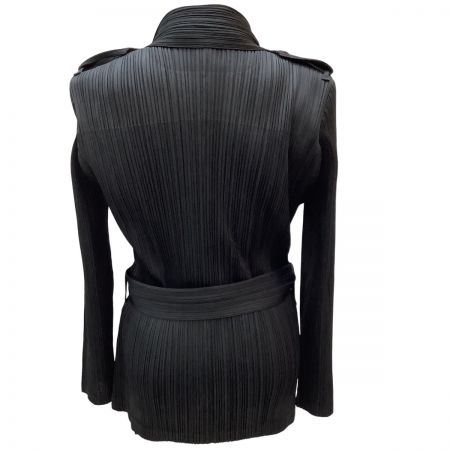  ISSEY MIYAKE イッセイミヤケ PLEATS PLEASE ジャケット  SIZE 2 PP41-JA421 ブラック