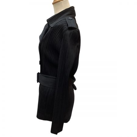  ISSEY MIYAKE イッセイミヤケ PLEATS PLEASE ジャケット  SIZE 2 PP41-JA421 ブラック