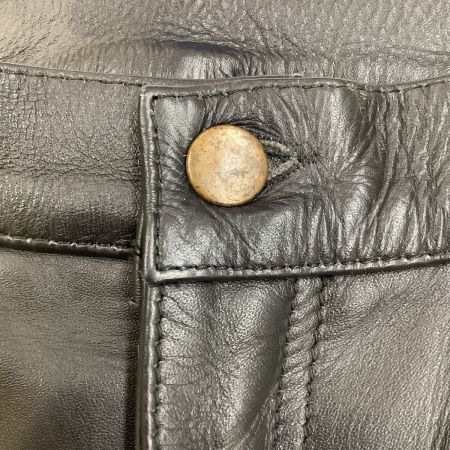  B.B.H メンズ レザーパンツ SIZE 83.5cm (W33) ブラック