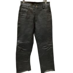 HORN WORKS ホーンワークス  メンズ レザーパンツ SIZE 76cm (W30) ブラック Cランク