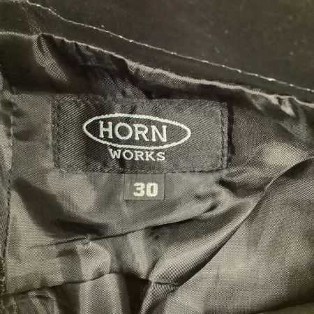 HORN WORKS ホーンワークス  メンズ レザーパンツ SIZE 76cm (W30) ブラック