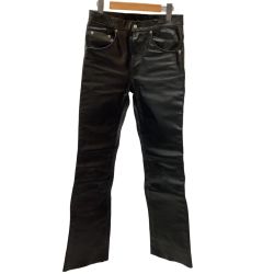 The Flat Head フラッドヘッド フラッドヘッド メンズ レザーパンツ SIZE 81cm (W32) ブラック Cランク