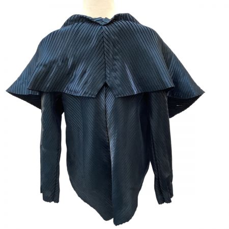  ISSEY MIYAKE FETE イッセイミヤケ 変形 プリーツ ジャケット SIZE 2 IF84FJ704 ネイビー