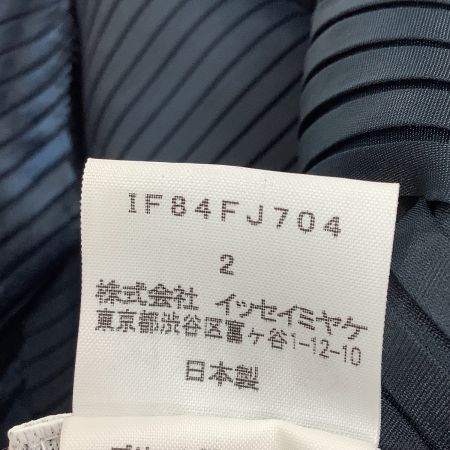  ISSEY MIYAKE FETE イッセイミヤケ 変形 プリーツ ジャケット SIZE 2 IF84FJ704 ネイビー