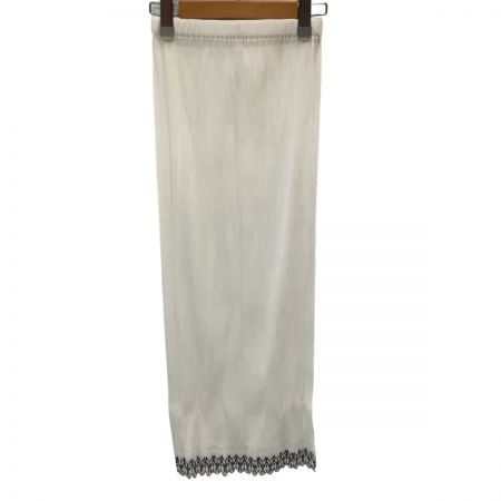  ISSEY MIYAKE イッセイミヤケ 変形 プリーツ スカート　SIZE 1 IM12-FG901 ホワイト