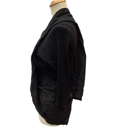  ISSEY MIYAKE FETE イッセイミヤケ 変形 プリーツ ボレロ カーディガン SIZE 2 IF92FJ221 ブラック