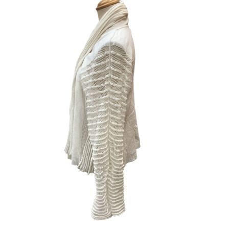 ISSEY MIYAKE FETE A.POC イッセイミヤケ 変形 レア プリーツ カーディガン IF92KO069 ホワイト