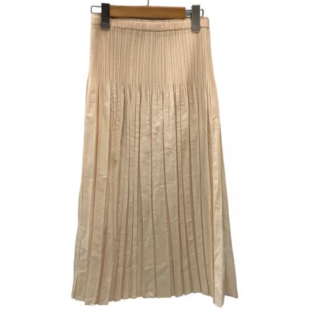 ISSEY MIYAKE WHITE LABEL イッセイミヤケ   プリーツ スカート SIZE 3 IM42FG224 ベージュ
