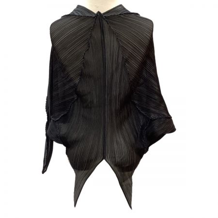  ISSEY MIYAKE FETE イッセイミヤケ 変形 プリーツ カットソー SIZE 2 IF52FJ754 ブラック