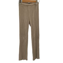 ISSEY MIYAKE FETE イッセイミヤケ パンツ プリーツ SIZE 2 IF72FF202 ベージュ Bランク
